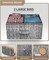 Sorbus Nightstand with 2 Drawers - Steel Frame, Wood Top & Easy Pull Fabric Bins - Great for Home, Bedroom, Office & College Dorm